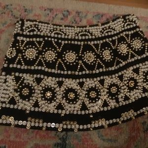 SEXY Guess by Marciano beaded skirt! MUST SEE!